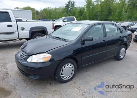 2003 Toyota Corolla Ce из США, поврежденный, VIN 2T1BR32E83C152871